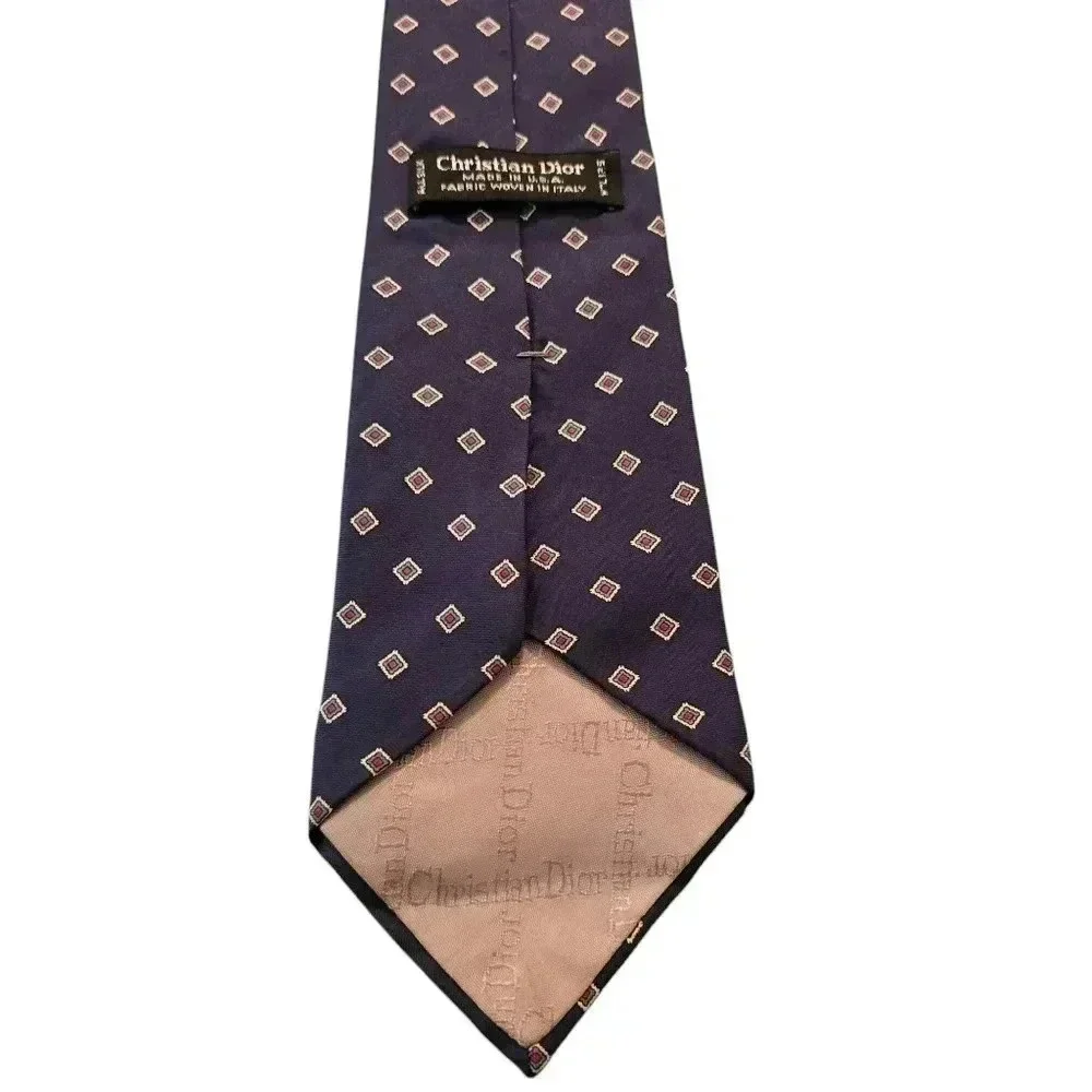 Christian Dior Silk Neck Tie Made In the USA - Picture 3 of 5